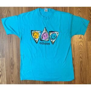Vintage 1989 Single Stitch Adidas T Shirt